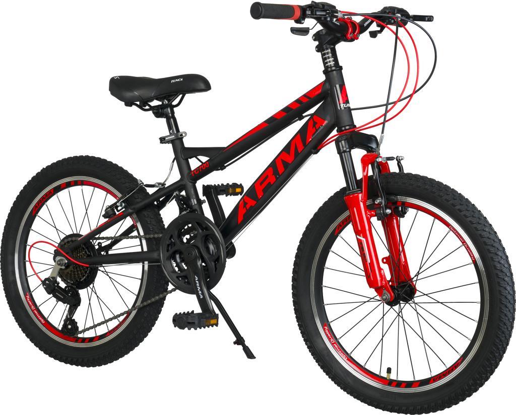 TommyBike Arma 20 Jant Vitesli Bisiklet Çocuk Bisikleti, 6-10 Yaş, 21 Vitesli KIRMIZI