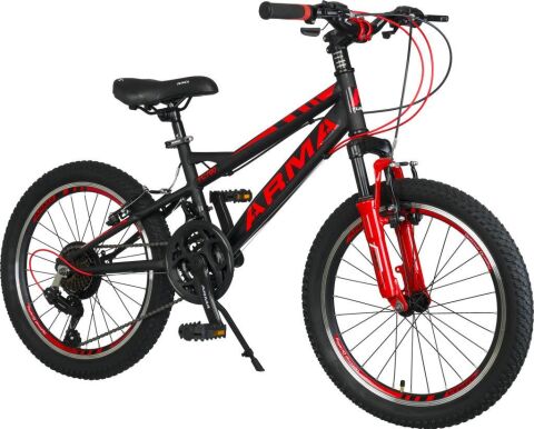 TommyBike Arma 20 Jant Vitesli Bisiklet Çocuk Bisikleti, 6-10 Yaş, 21 Vitesli KIRMIZI