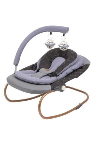 TommyBaby Maria Gold Plus Lüx Oyuncaklı Ana Kucağı GRİ