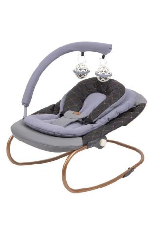 TommyBaby Maria Gold Plus Lüx Oyuncaklı Ana Kucağı GRİ
