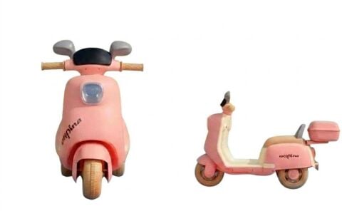 Akülü 3 tekerlekli Çocuk Motoru 6 W Uzaktan Kumandalı 50kilo Taşıma Kapasiteli Müzik Çalarlı 1-6Yaş